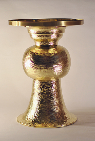 Bishop Table Big in Brass by Sahil & Sarthak